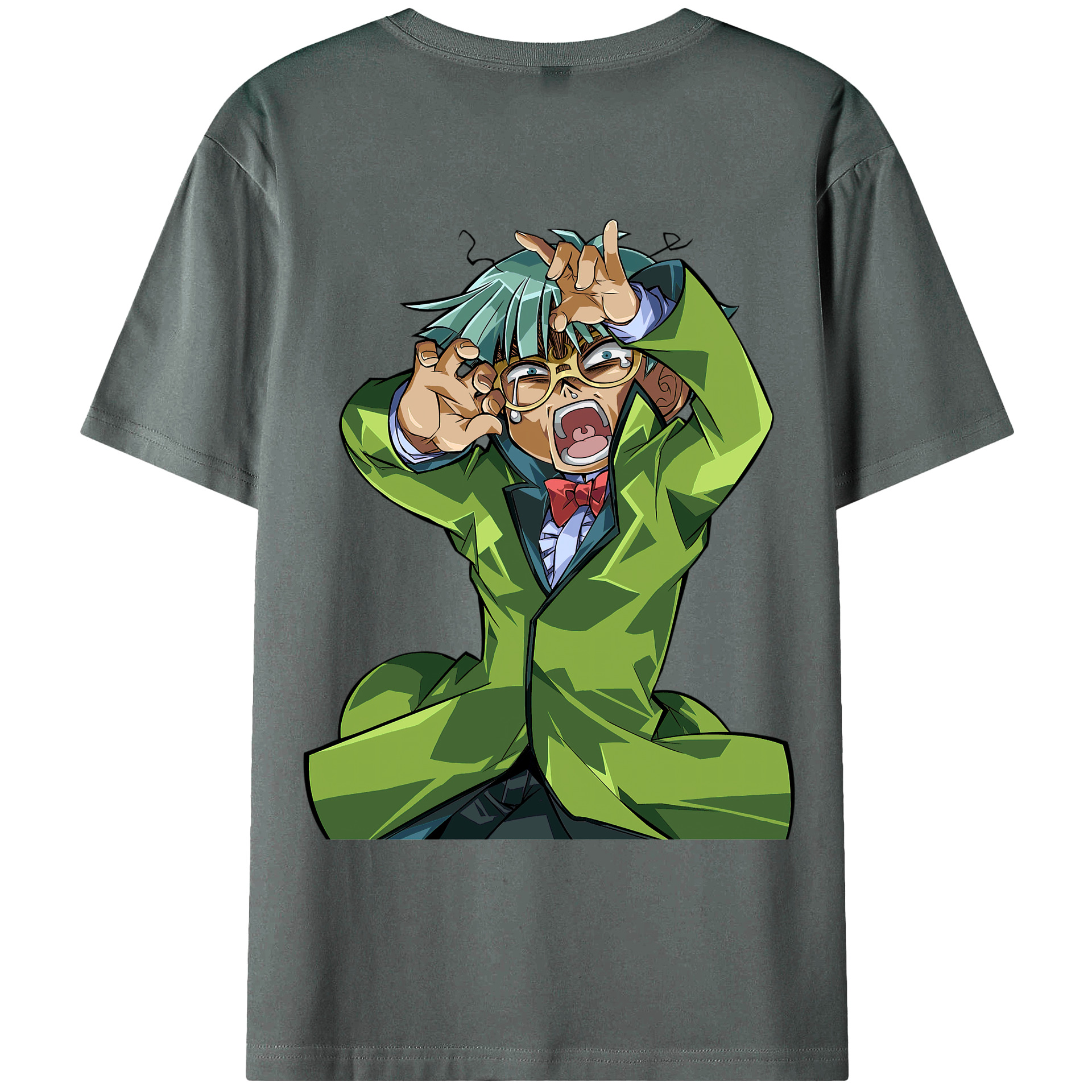 （画像用） 遊☆戯☆王 Yu-Gi-Oh! 綿100％ メンズ半袖Tシャツ（バックプリント） 通気性